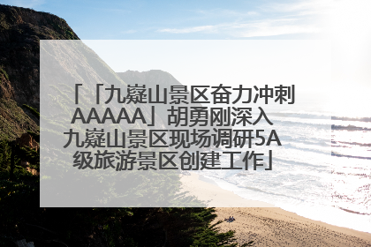 「九嶷山景区奋力冲刺AAAAA」胡勇刚深入九嶷山景区现场调研5A级旅游景区创建工作