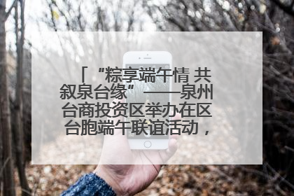 “粽享端午情 共叙泉台缘”——泉州台商投资区举办在区台胞端午联谊活动，共话同源深情