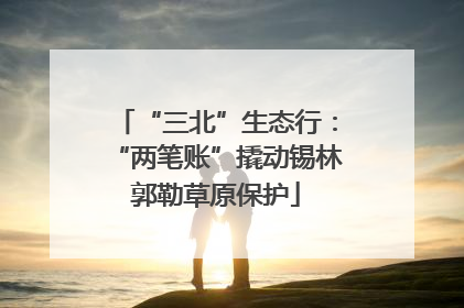 “三北”生态行：“两笔账”撬动锡林郭勒草原保护