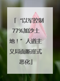 “以军控制77%加沙土地！”人道主义局面断崖式恶化