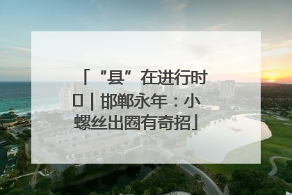 “县”在进行时⑬｜邯郸永年：小螺丝出圈有奇招