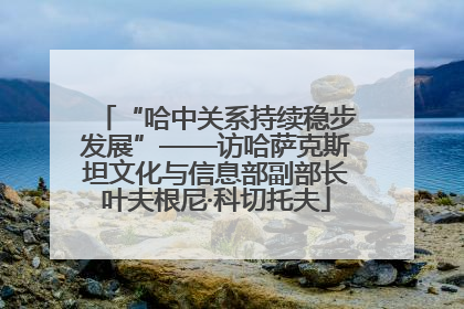 “哈中关系持续稳步发展”——访哈萨克斯坦文化与信息部副部长叶夫根尼·科切托夫