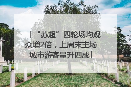 “苏超”四轮场均观众增2倍，上周末主场城市游客量升四成
