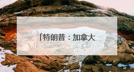 特朗普：加拿大可免费用“金穹”，但有个条件