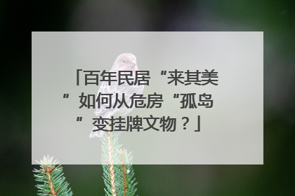 百年民居“来其美”如何从危房“孤岛”变挂牌文物？