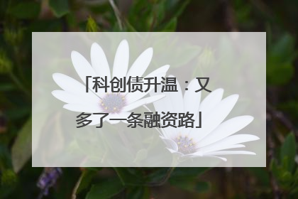 科创债升温：又多了一条融资路