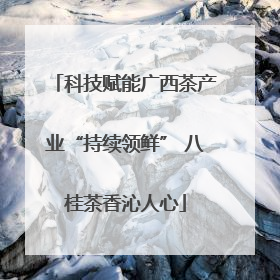 科技赋能广西茶产业“持续领鲜” 八桂茶香沁人心