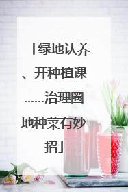 绿地认养、开种植课……治理圈地种菜有妙招