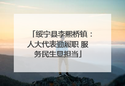 绥宁县李熙桥镇：人大代表勤履职 服务民生显担当