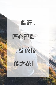 临沂：匠心智造，绽放技能之花