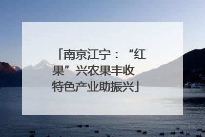 南京江宁：“红果”兴农果丰收 特色产业助振兴