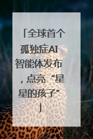 全球首个孤独症AI智能体发布，点亮“星星的孩子”