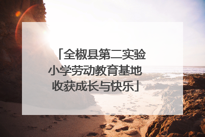 全椒县第二实验小学劳动教育基地收获成长与快乐