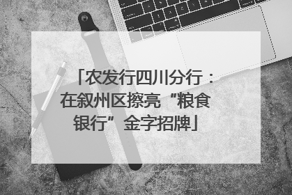 农发行四川分行：在叙州区擦亮“粮食银行”金字招牌