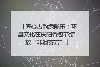 匠心古韵绣陇东：环县文化在庆阳香包节绽放“非遗芬芳”