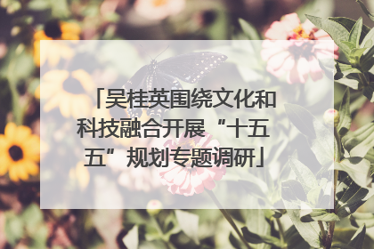 吴桂英围绕文化和科技融合开展“十五五”规划专题调研