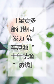 呈贡多部门协同发力 筑牢滇池“十年禁渔”防线
