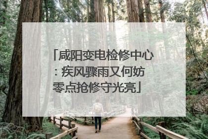 咸阳变电检修中心：疾风骤雨又何妨 零点抢修守光亮