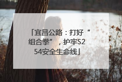 宜昌公路：打好“组合拳”，护牢S254安全生命线