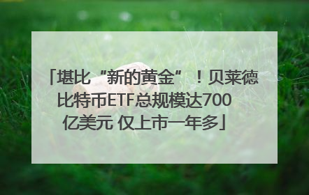 堪比“新的黄金”！贝莱德比特币ETF总规模达700亿美元 仅上市一年多