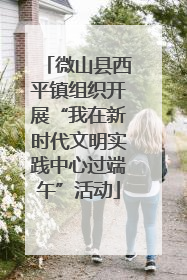 微山县西平镇组织开展“我在新时代文明实践中心过端午”活动