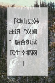 微山县韩庄镇“双圈”融合织就民生幸福网