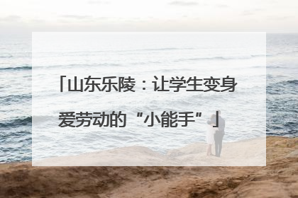 山东乐陵：让学生变身爱劳动的“小能手”