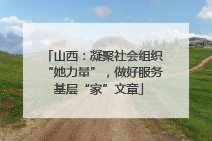 山西：凝聚社会组织“她力量”，做好服务基层“家”文章