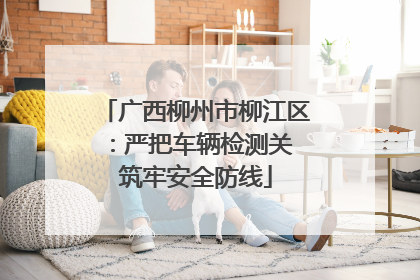 广西柳州市柳江区：严把车辆检测关 筑牢安全防线