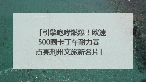 引擎咆哮燃爆！欧速500圈卡丁车耐力赛点亮荆州文旅新名片
