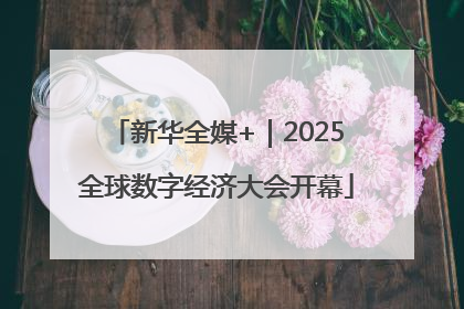 新华全媒+｜2025全球数字经济大会开幕