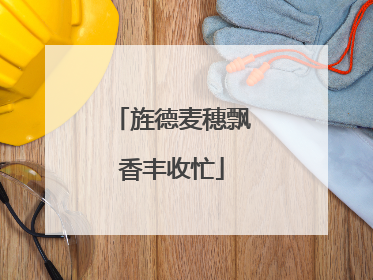 旌德麦穗飘香丰收忙