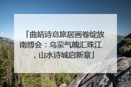 曲靖诗意旅居画卷绽放南博会：乌蒙气魄汇珠江，山水诗城启新章