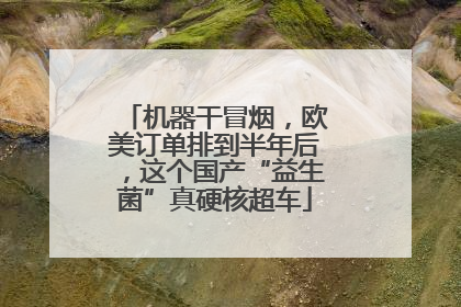 机器干冒烟，欧美订单排到半年后，这个国产“益生菌”真硬核超车