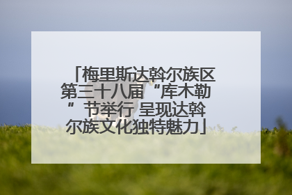 梅里斯达斡尔族区第三十八届“库木勒”节举行 呈现达斡尔族文化独特魅力