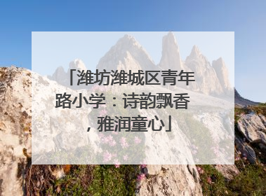 潍坊潍城区青年路小学：诗韵飘香，雅润童心