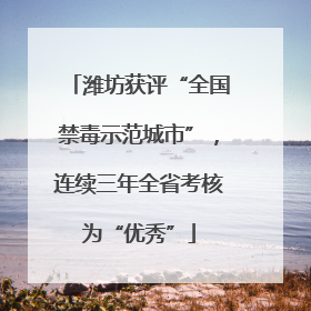 潍坊获评“全国禁毒示范城市”，连续三年全省考核为“优秀”