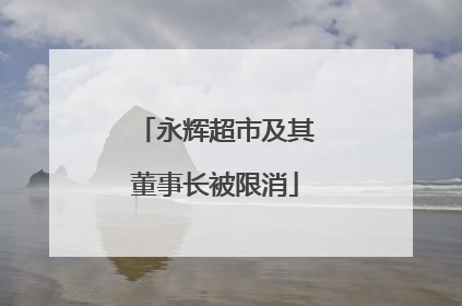 永辉超市及其董事长被限消