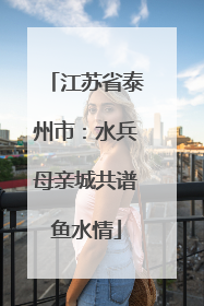 江苏省泰州市：水兵母亲城共谱鱼水情