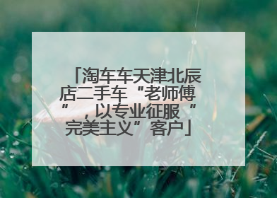 淘车车天津北辰店二手车“老师傅”，以专业征服“完美主义”客户