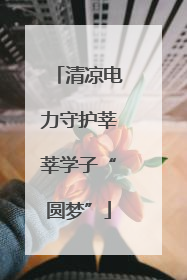 清凉电力守护莘莘学子“圆梦”