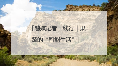 融媒记者一线行｜果蔬的“智能生活”