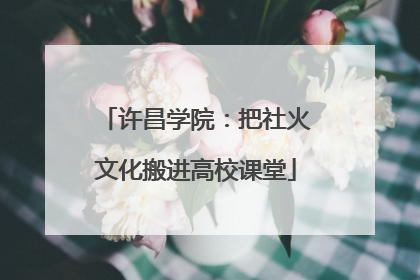 许昌学院：把社火文化搬进高校课堂