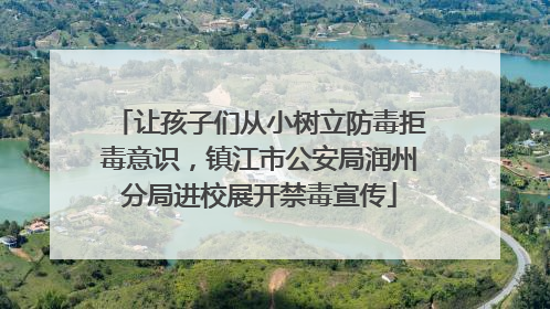 让孩子们从小树立防毒拒毒意识，镇江市公安局润州分局进校展开禁毒宣传