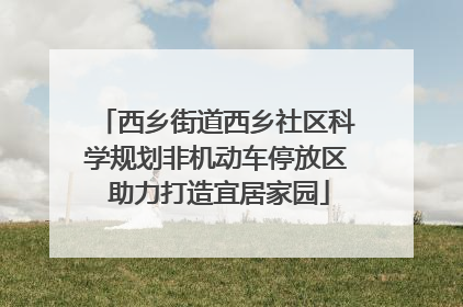 西乡街道西乡社区科学规划非机动车停放区 助力打造宜居家园