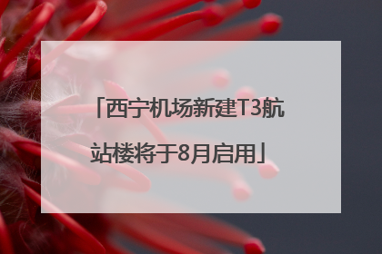 西宁机场新建T3航站楼将于8月启用