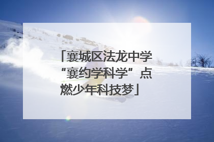 襄城区法龙中学“襄约学科学”点燃少年科技梦