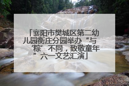 襄阳市樊城区第二幼儿园衡庄分园举办“与‘粽’不同，致敬童年”六一文艺汇演