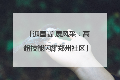 迎国赛 展风采：高超技能闪耀郑州社区
