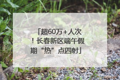 超60万+人次！长春新区端午假期“热”点四射